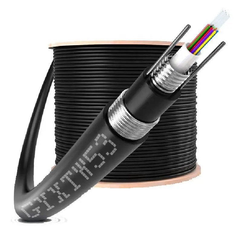 GYXTW 4–24 Core G652D Aerial Fiber Cable, 8.0 mm OD