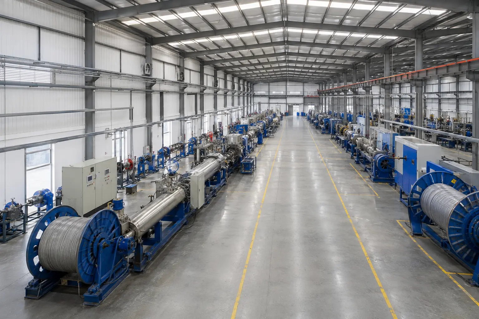 JIQIAN fiber optic cable production hall
