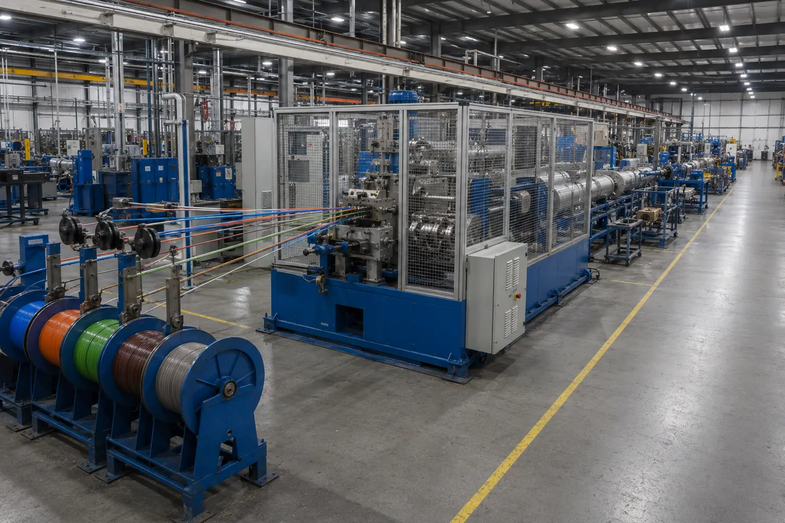 JIQIAN fiber optic cable stranding line