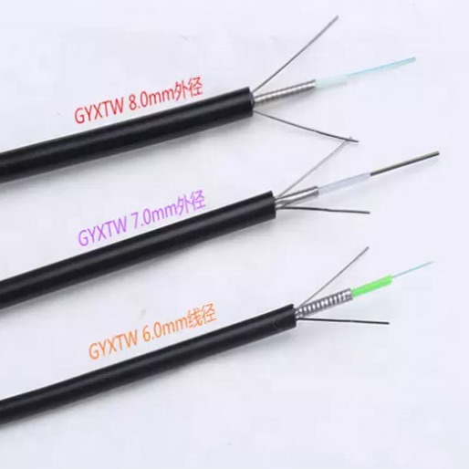 GYXTW 24-Core HDPE Aerial Fiber Cable with Steel Messenger - Image 2