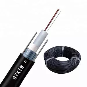 GYXTW 24-Core HDPE Aerial Fiber Cable with Steel Messenger
