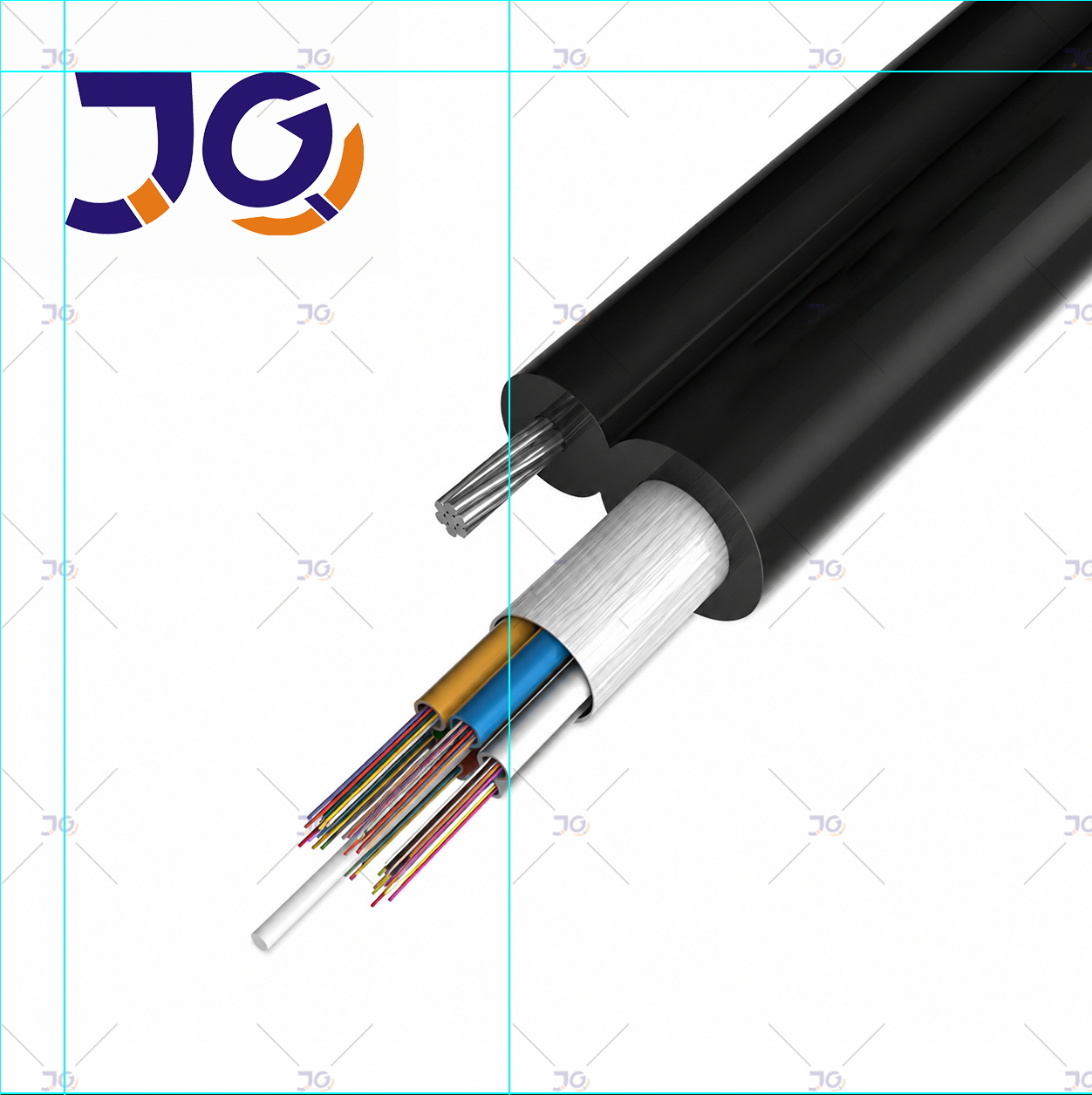 GYFTC8Y Aerial Fig8 Non-Armored Optical Fiber Cable