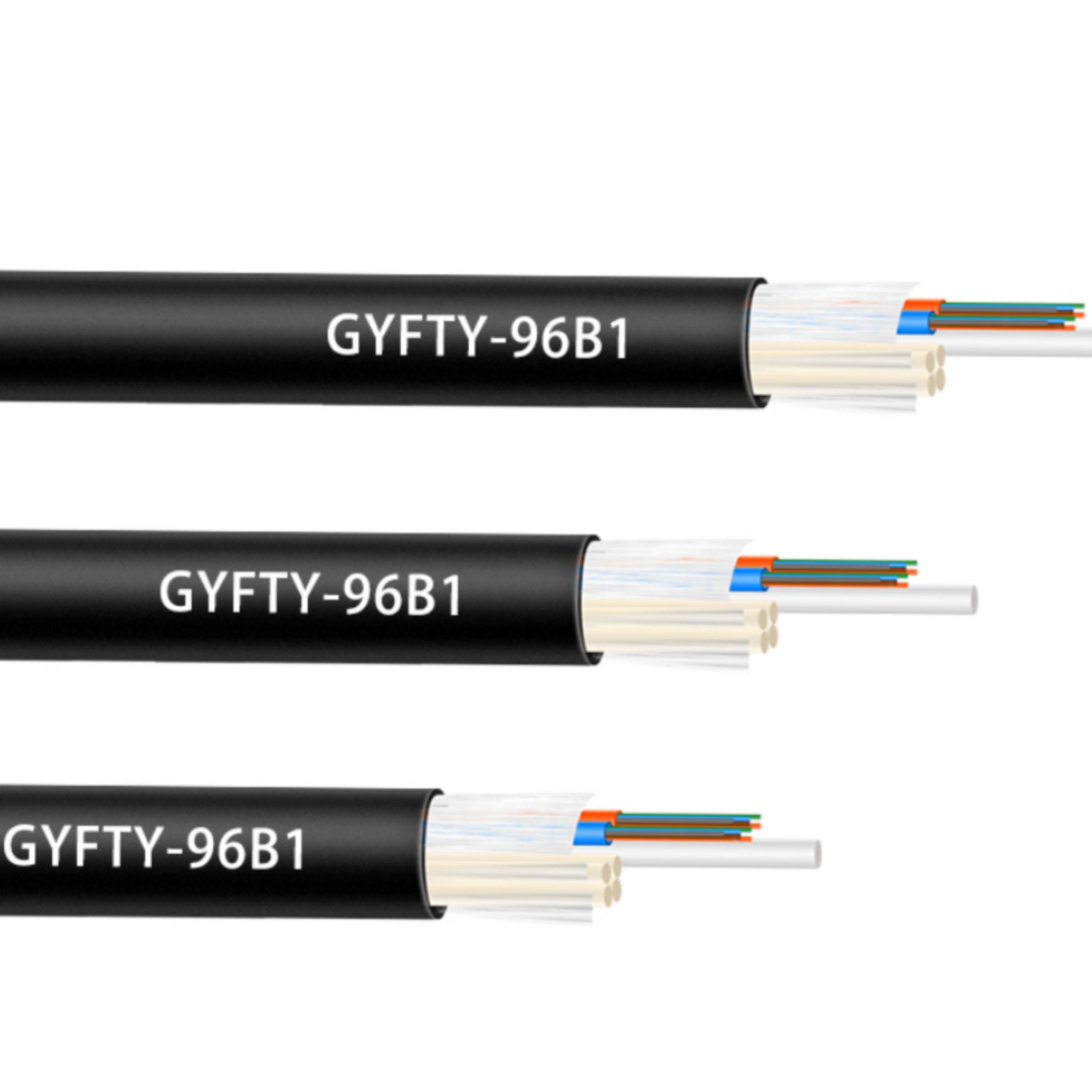 GYFTY 12–48 Core G652D FRP Aerial/Duct Fiber Cable - Image 3