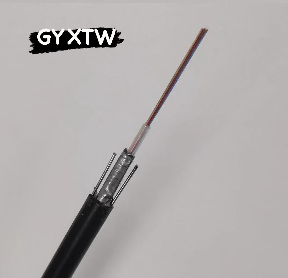GYXTW 2–24 Core Single-Mode Aerial Armored Fiber Cable