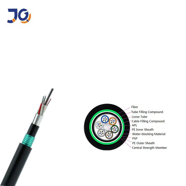 GYTA53 Double-Jacket Direct Burial Fiber Cable, 4–144 Cores - Image 2