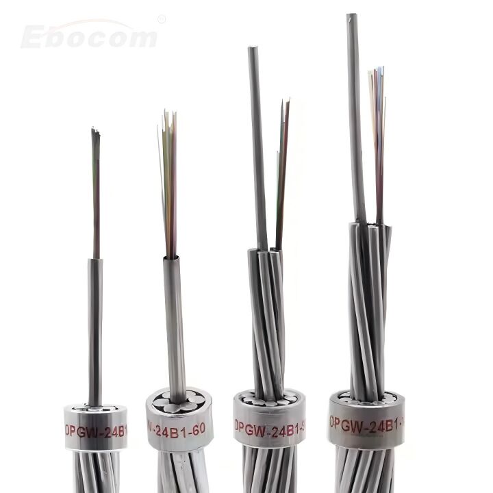 48 Core OPGW Cable 70mm² Cross-Section Central Stainless Steel Tube