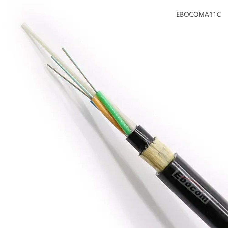 72 Core ADSS Fiber Optic Cable Double Jacket with Aramid Yarn Reinforced for Aerial Power Communication Network