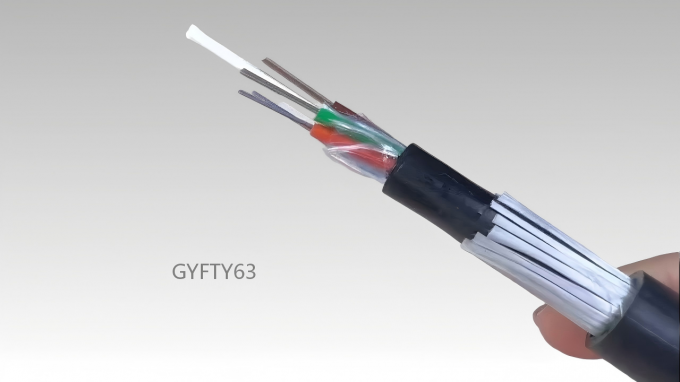 GYFTY63 24 Core Fiber Optic Cable Anti-Rodent Double Jacket