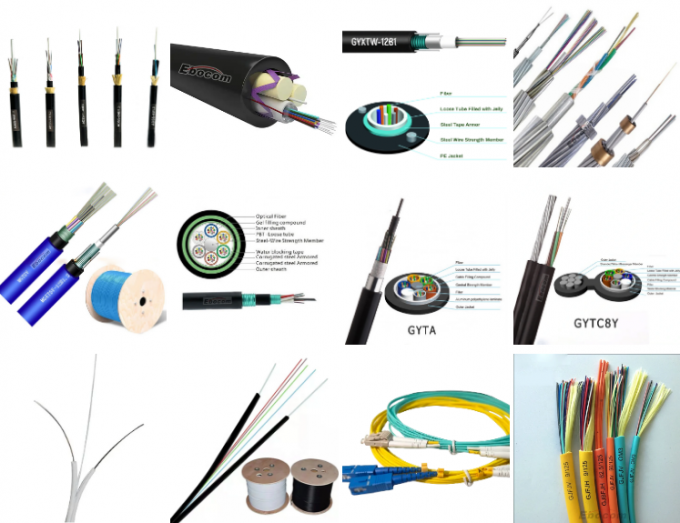 Strong tensile Resistance ADSS Fiber Optical Cable 8 core span 100 200 300 single Sheath PE Jacket Black color