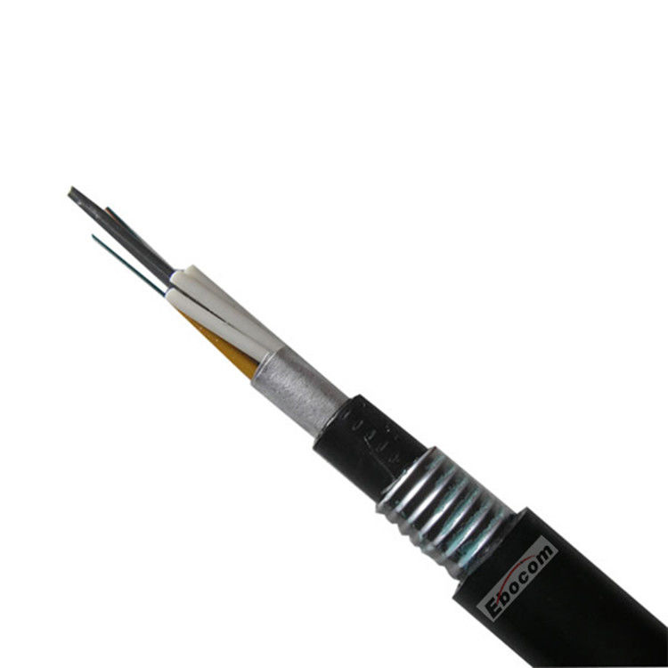 GYTA53 Armored Fiber Optic Cable 48/96/144 Core G652D Single Mode Double Jacket Steel Tape Direct Buried Underground Fiber Cable