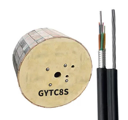 GYTC8S Fig 8 Armoured Fiber Optic Cable 4 6 8 12 24core for Outdoor Communication