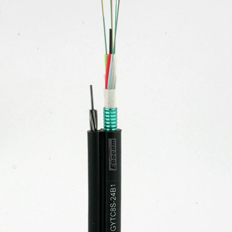 GYTC8S Figure-8 Self-Supporting Loose-Tube Fiber Optic Cable, 2–14 Cores, G.652D Single-Mode