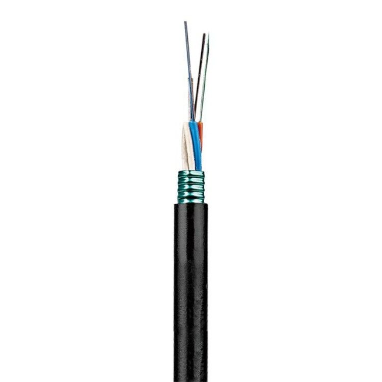 Heavy Duty GYTA33 Steel Wire Armored Fiber Optic Cable for Direct Buried Outdoor Use with 48 Core