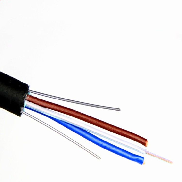 OPLC Photoelectric Composite Hybrid Cable 4 Core Fiber Optic Cable With Copper Wire