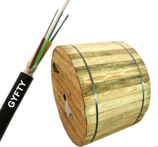 Outdoor GYFTY Aerial Fiber Optic Cable 12 Core with High Quality communication