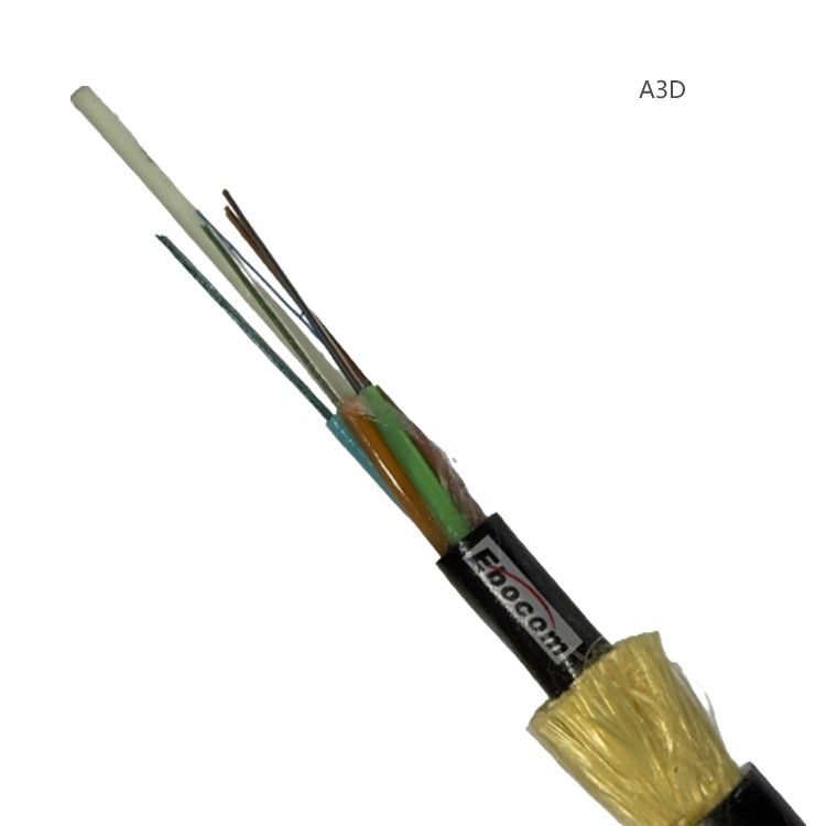 Outdoor self-supporting ADSS 12 24 48 core aerial fiber optical cable