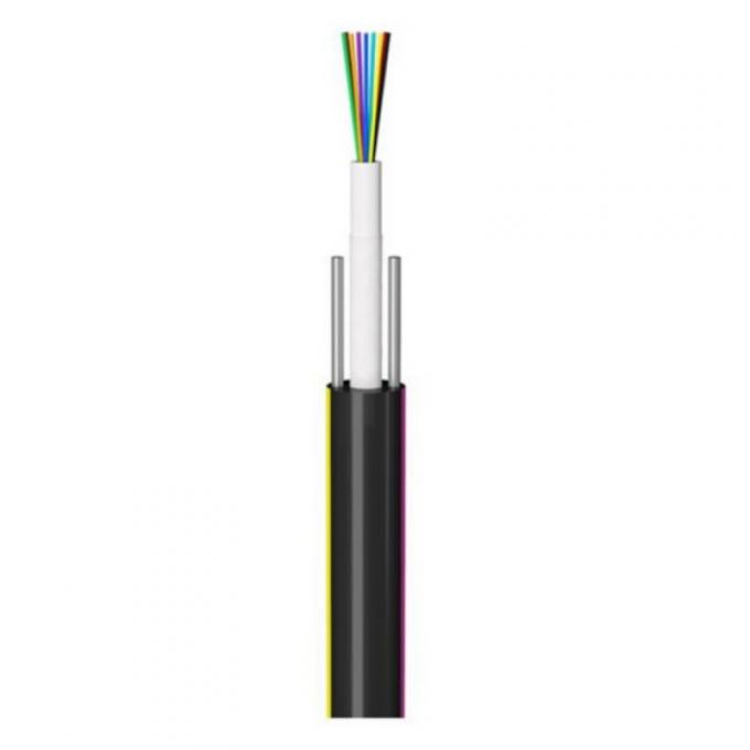 2-12 Core Single Mode G652D Non-Metallic Fiber Optic Cable for Outdoor Use