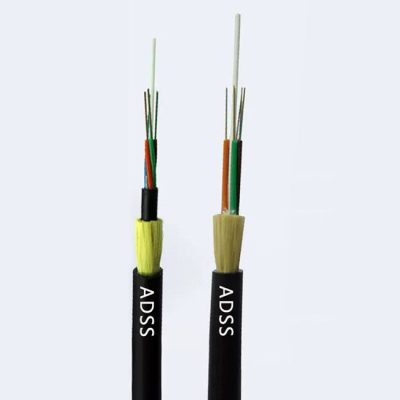 100M ADSS Fiber Optic Cable12/24/48/96 Core SM G652D Optical Cable Fiber Count 2-288 Jacket Material PE