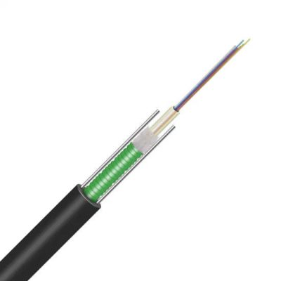 Quality 2-24 Core GYXTW Central Tube Fiber Optic Cable with 24m Distance and ISO45001 Certification factory