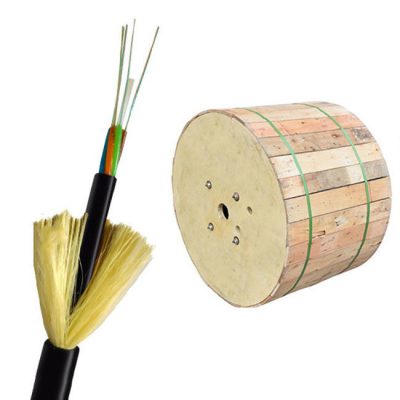 Quality 24 Core ADSS All-Dielectric Self-Supporting ADSS Fiber Optic Cable SM G652D With Aramid Yarn factory