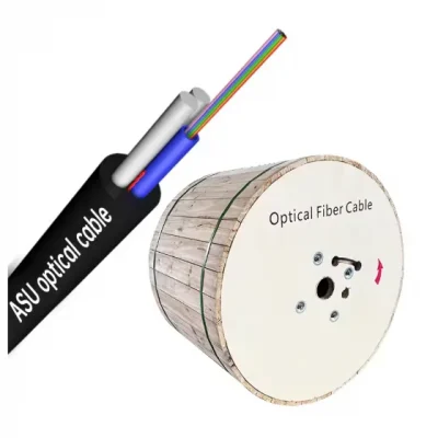 outdoor asu mini adss self supporting aerial fiber optic cable