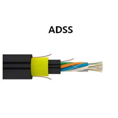 48 Core Double Jacket ADSS Fiber Optic Cable 200m Span Single Mode G652D