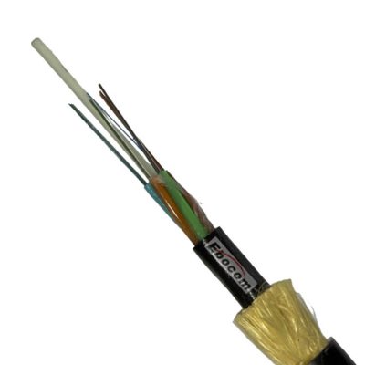 ADSS Fiber Optic Cable Double Sheath Type for 200m Span Aerial Installation