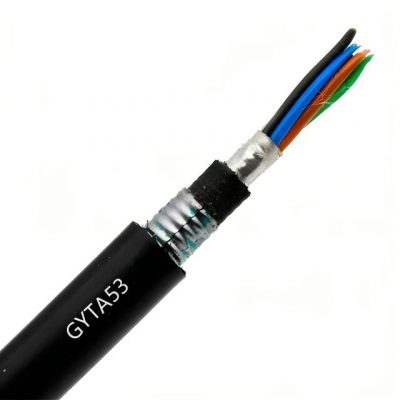 Armored Direct Burial Fiber Optic Cable Providing Enhanced Protection and Durability for Underground Network Deployments