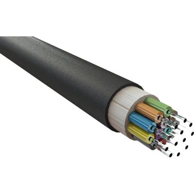 Quality GYFTY Aerial Fiber Optic Cable with FRP Strength Member 24 Core PE sheath G652D for LAN communication factory