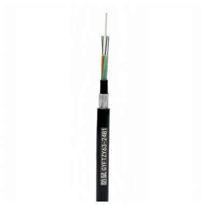 Quality GYFTY63 24 Core Fiber Optic Cable Anti-Rodent Double Jacket factory