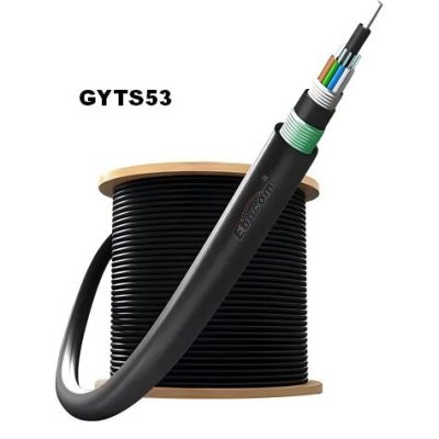 Quality GYTA53 Direct Buried Fiber Optic Cable 2-144 Core Double Armored factory