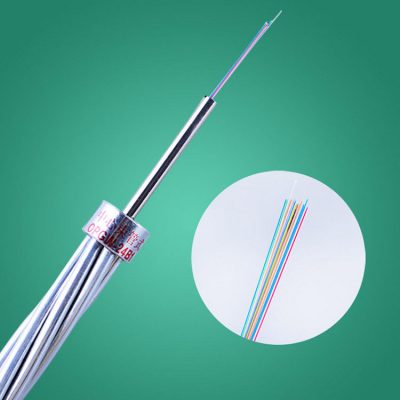 OPGW Ground Wire Cable 36 48 72 144 288 Core For Tower 220KV Line Construction