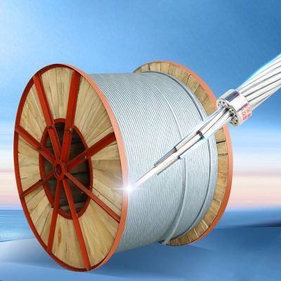 OPGW Ground Wire Cable 96 Core For Tower 220KV Line Construction