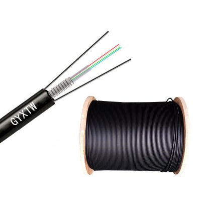 Quality Outdoor GYXTW 12 Core Fiber Optic Cable with Light Armored Design and PE Jacket factory