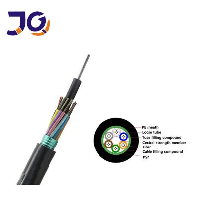 GYTS 24 Core Duct Fiber Optic Cable Steel Tape Arm
