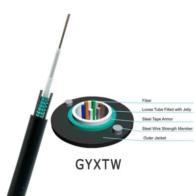 GYXTW 4B1 Single Mode Armored Fiber Optic Cable fo