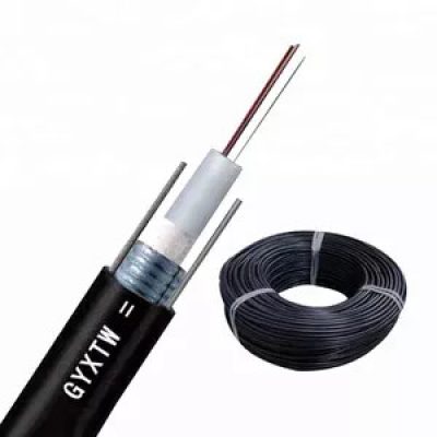 GYXTW Aerial Optical Cable 24 Core Steel Wires Mes