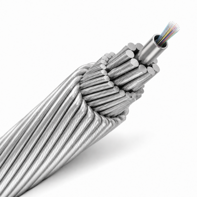 JQ 24-core OPGW fiber optic ground wire cutaway