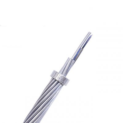 Quality OPGW 48 Core G652D 90mm² Cross-Section Fiber Optic Cable Double Stainless Steel Tube Stranded factory