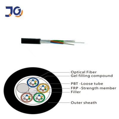 Outdoor 144 Core Fiber Optic Cable GYFTY GYTY Mult