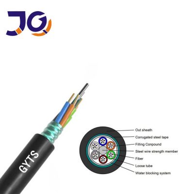 Outdoor Fiber Optic Cable GYTS Armored SM G652D 96
