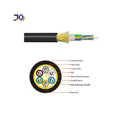 Self-Supporting ADSS Fiber Optic Cable 24 48 Core